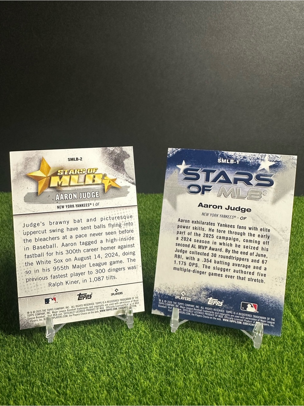 Aaron Judge Stars Of MLB Topps Cards (2) - Picture 2 of 2